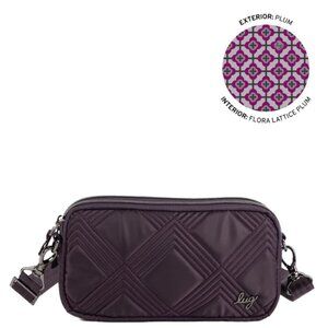Brand New Lug Coupe XL Convertible Crossbody/shoulder/sling/hip bag in Plum